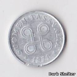 монета 1 пенни