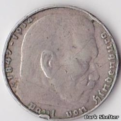 монета 2 рейхсмарки