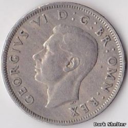 монета 2 шиллинга