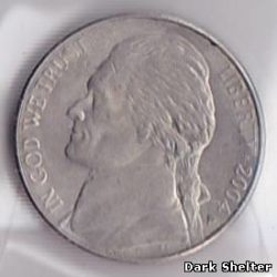 монета 5 цент - 200 лет экспедиции Льюиса и Кларка - Приобретение Луизианы