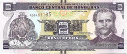 банкнота 2 лемпира