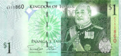 банкнота 1 паанга