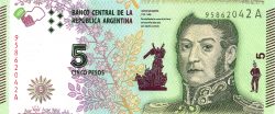 банкнота 5 песо