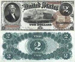 2 dollars series 1880