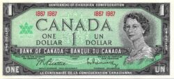 1 доллар — 100-летие Канады