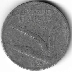 монета 10 лир