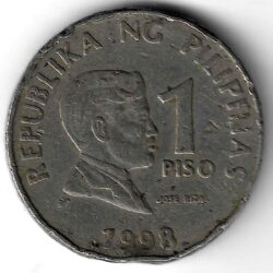 монета 1 песо