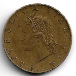 монета 20 лир