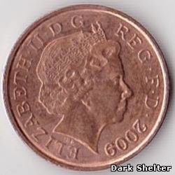 монета 1 пенни