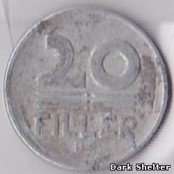 монета 20 филлер