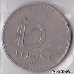 монета 10 форинт