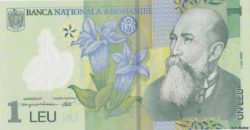 банкнота 1 лей