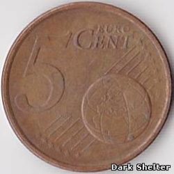 монета 5 евроцент
