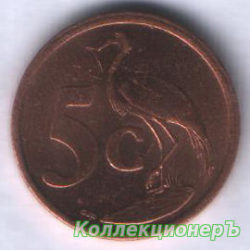 монета 5 цент