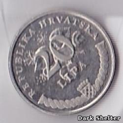 монета 20 липа