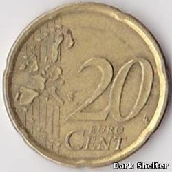 монета 20 евроцент