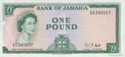 Ямайка, 1 фунт, 1960 года
