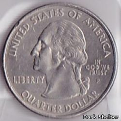 ¼ доллара — штат Северная Каролина