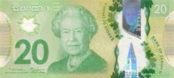 Канада, 20 долларов, 2012 года
