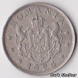 монета 1 лей
